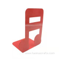 Treble metal book stand support note book stop